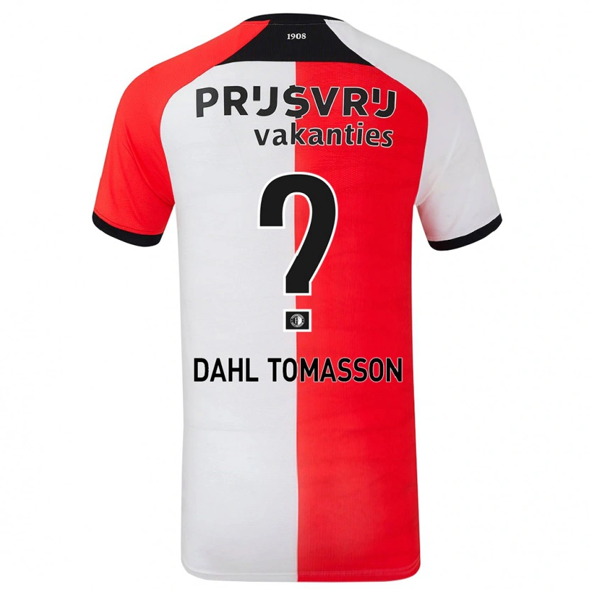 Danxen Herren Luca Dahl Tomasson #0 Rot Weiß Heimtrikot Trikot 2024/25 T-Shirt Schweiz