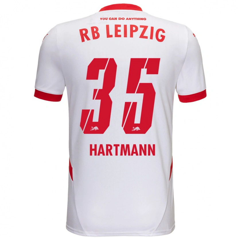 Danxen Herren Fabrice Hartmann #35 Weiß Rot Heimtrikot Trikot 2024/25 T-Shirt Schweiz