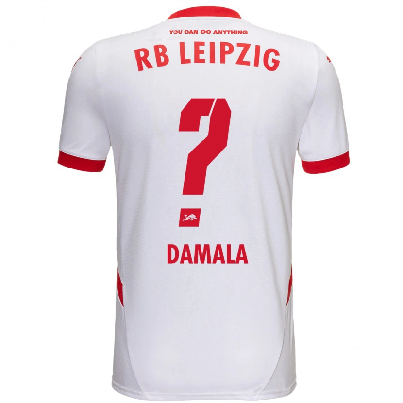 Danxen Herren Bilal Damala #0 Weiß Rot Heimtrikot Trikot 2024/25 T-Shirt Schweiz