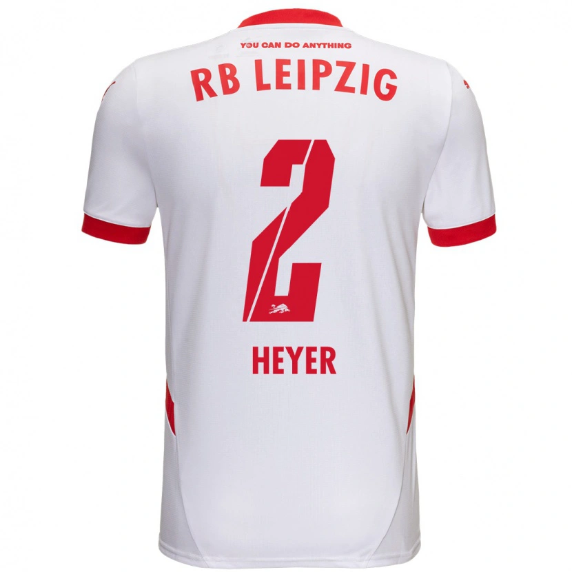 Danxen Herren Friedrich Heyer #2 Weiß Rot Heimtrikot Trikot 2024/25 T-Shirt Schweiz