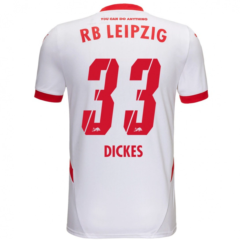 Danxen Herren Fernando Dickes #33 Weiß Rot Heimtrikot Trikot 2024/25 T-Shirt Schweiz