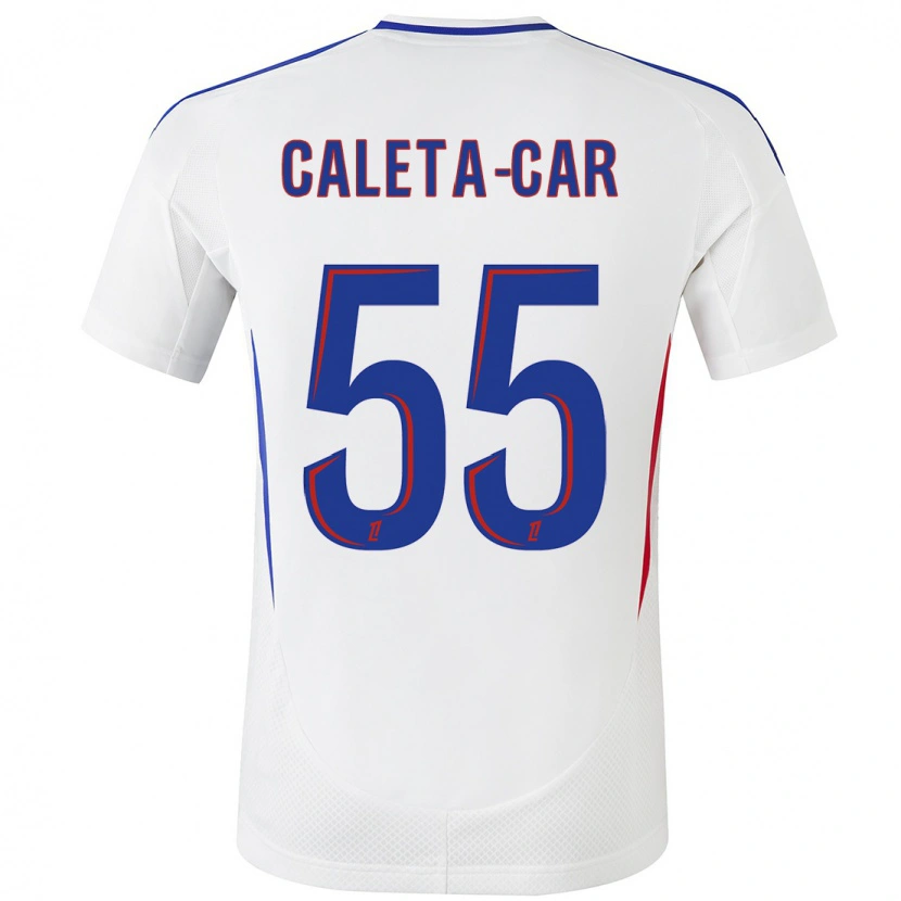 Danxen Herren Duje Caleta-Car #55 Weiß Blau Heimtrikot Trikot 2024/25 T-Shirt Schweiz