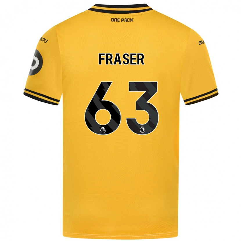 Danxen Herren Nathan Fraser #63 Gelb Heimtrikot Trikot 2024/25 T-Shirt Schweiz