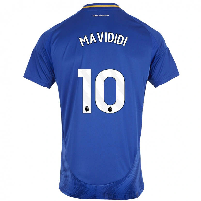 Danxen Herren Stephy Mavididi #10 Blau Weiß Heimtrikot Trikot 2024/25 T-Shirt Schweiz