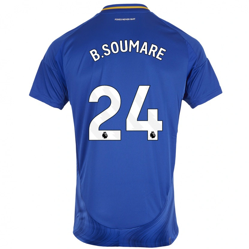 Danxen Herren Boubakary Soumaré #24 Blau Weiß Heimtrikot Trikot 2024/25 T-Shirt Schweiz