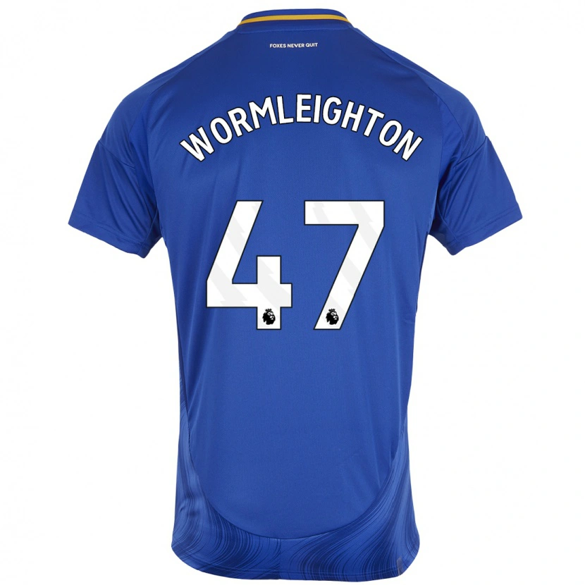 Danxen Herren Joe Wormleighton #47 Blau Weiß Heimtrikot Trikot 2024/25 T-Shirt Schweiz