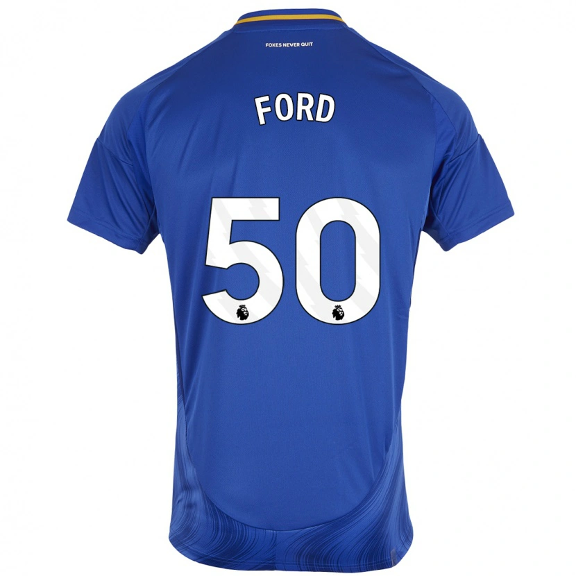 Danxen Herren Harvey Godsmark-Ford #50 Blau Weiß Heimtrikot Trikot 2024/25 T-Shirt Schweiz