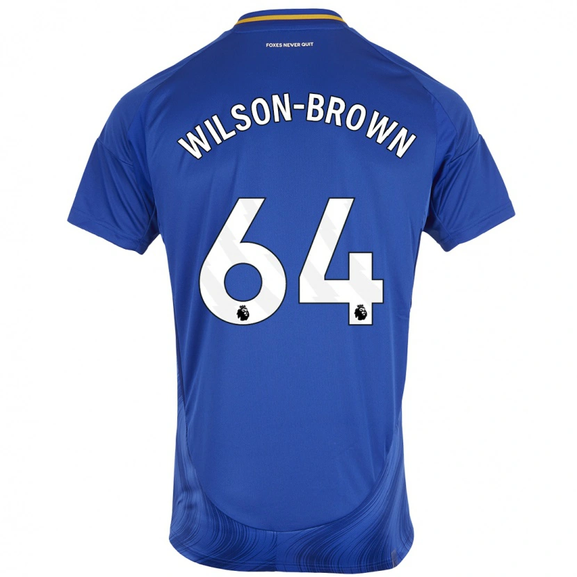 Danxen Herren Tom Wilson-Brown #64 Blau Weiß Heimtrikot Trikot 2024/25 T-Shirt Schweiz