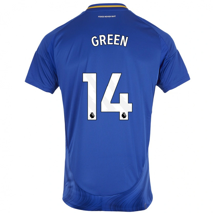 Danxen Herren Josie Green #14 Blau Weiß Heimtrikot Trikot 2024/25 T-Shirt Schweiz