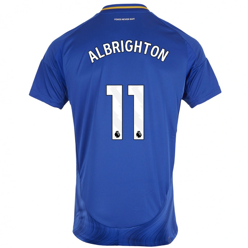 Danxen Herren Marc Albrighton #11 Blau Weiß Heimtrikot Trikot 2024/25 T-Shirt Schweiz