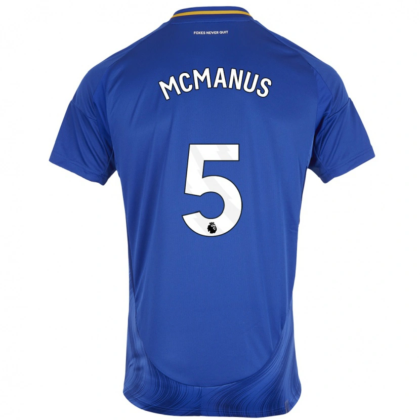 Danxen Herren Abbie Mcmanus #5 Blau Weiß Heimtrikot Trikot 2024/25 T-Shirt Schweiz