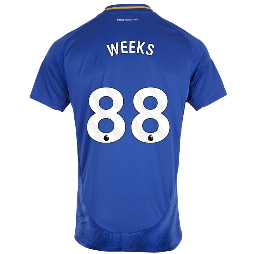 Danxen Herren Tyler Weeks #88 Blau Weiß Heimtrikot Trikot 2024/25 T-Shirt Schweiz