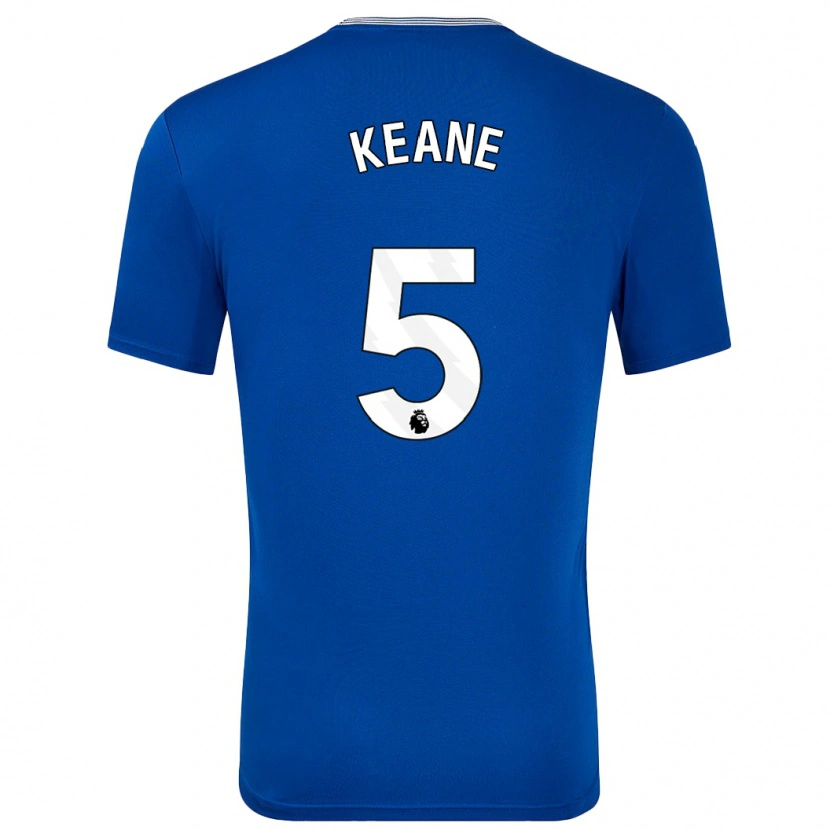 Danxen Herren Michael Keane #5 Blau Mit Heimtrikot Trikot 2024/25 T-Shirt Schweiz