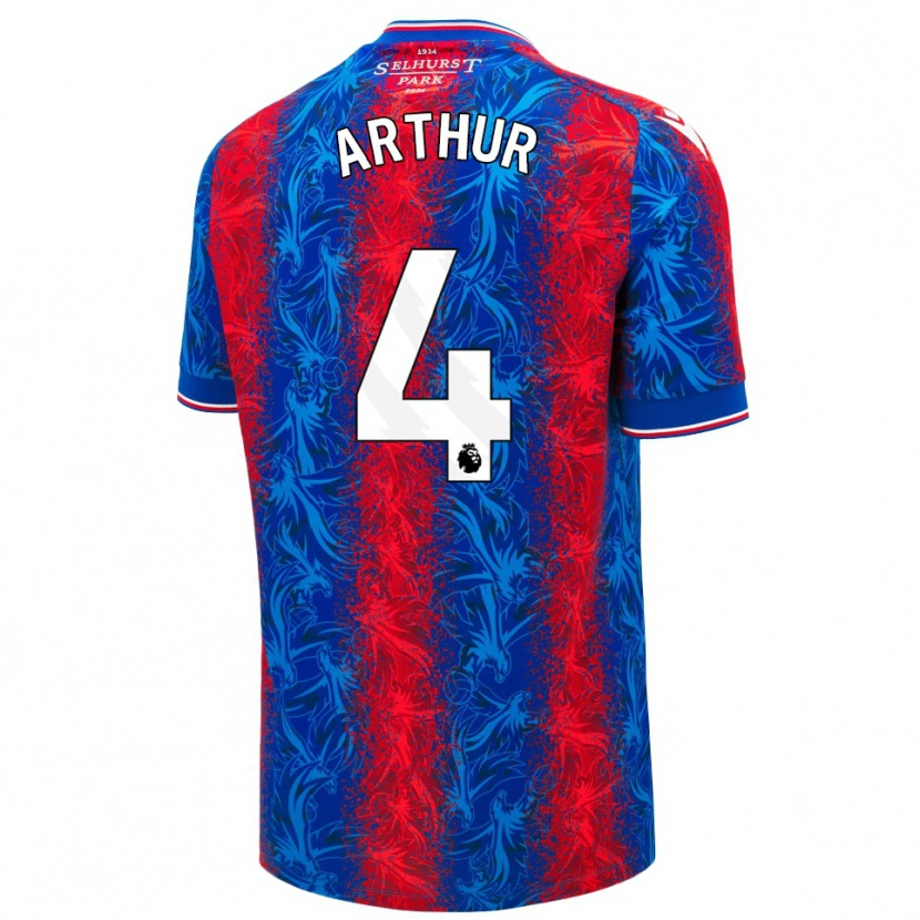 Danxen Herren Chloe Arthur #4 Rot Blauen Streifen Heimtrikot Trikot 2024/25 T-Shirt Schweiz