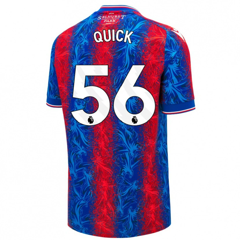 Danxen Herren Daniel Quick #56 Rot Blauen Streifen Heimtrikot Trikot 2024/25 T-Shirt Schweiz