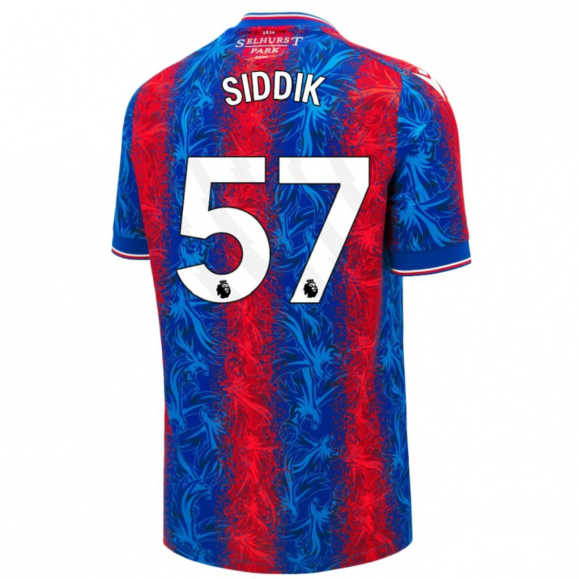 Danxen Herren Cardo Siddik #57 Rot Blauen Streifen Heimtrikot Trikot 2024/25 T-Shirt Schweiz