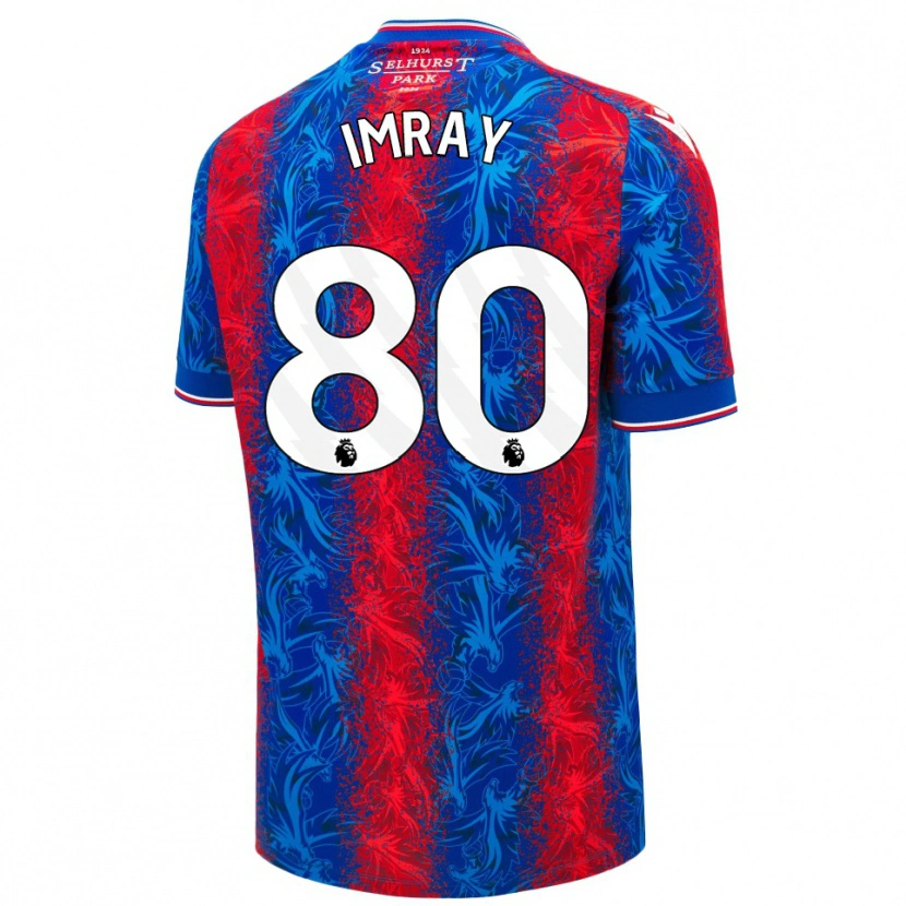 Danxen Herren Danny Imray #80 Rot Blauen Streifen Heimtrikot Trikot 2024/25 T-Shirt Schweiz