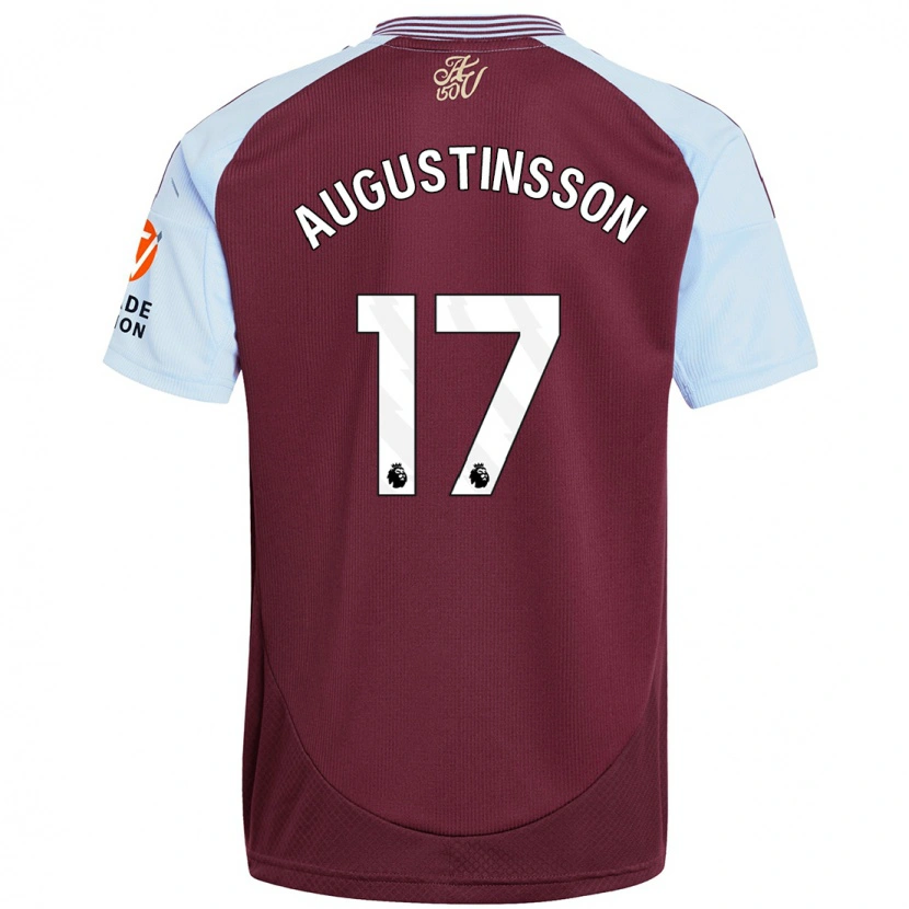 Danxen Herren Ludwig Augustinsson #17 Burgunder Himmelblau Heimtrikot Trikot 2024/25 T-Shirt Schweiz