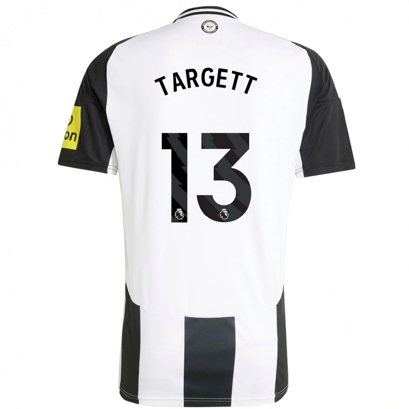 Danxen Herren Matt Targett #13 Weiß Schwarz Heimtrikot Trikot 2024/25 T-Shirt Schweiz