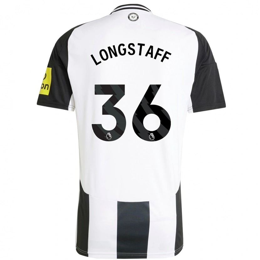 Danxen Herren Sean Longstaff #36 Weiß Schwarz Heimtrikot Trikot 2024/25 T-Shirt Schweiz