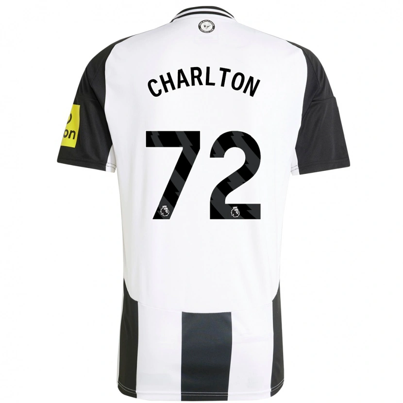 Danxen Herren Dylan Charlton #72 Weiß Schwarz Heimtrikot Trikot 2024/25 T-Shirt Schweiz