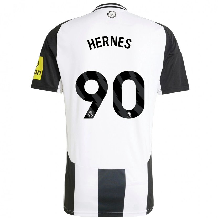 Danxen Herren Travis Hernes #90 Weiß Schwarz Heimtrikot Trikot 2024/25 T-Shirt Schweiz