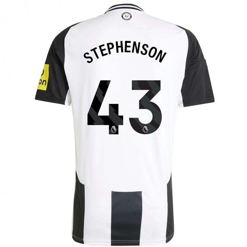 Danxen Herren Dylan Stephenson #43 Weiß Schwarz Heimtrikot Trikot 2024/25 T-Shirt Schweiz