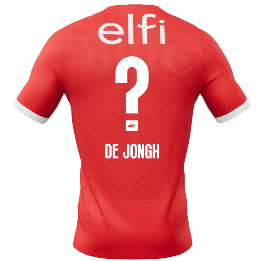 Danxen Herren Iain De Jongh #0 Rot Weiß Heimtrikot Trikot 2024/25 T-Shirt Schweiz