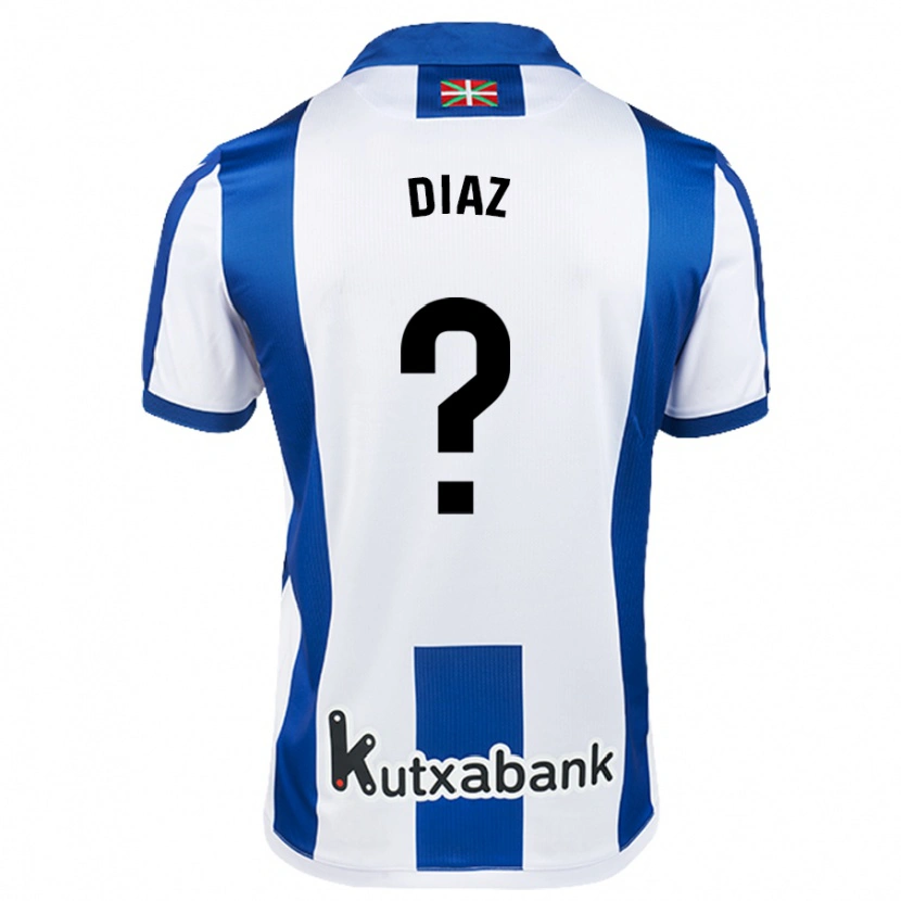 Danxen Herren Dani Díaz #0 Weiß Blau Heimtrikot Trikot 2024/25 T-Shirt Schweiz