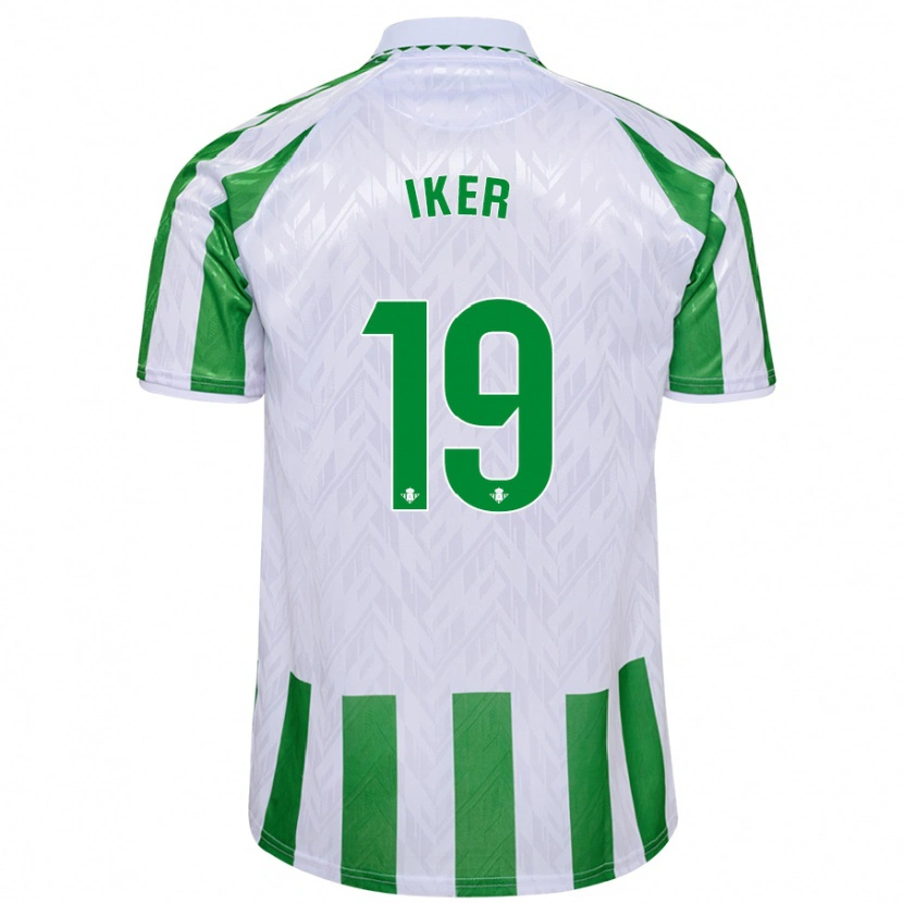 Danxen Herren Iker Losada #19 Grün Weiße Streifen Heimtrikot Trikot 2024/25 T-Shirt Schweiz