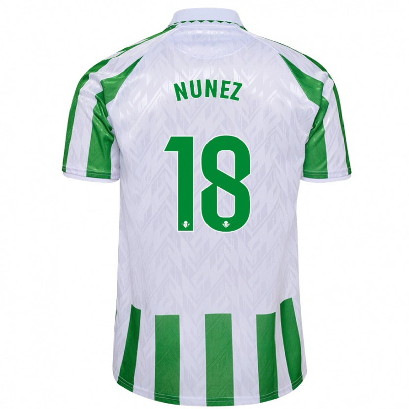 Danxen Herren Romina Núñez #18 Grün Weiße Streifen Heimtrikot Trikot 2024/25 T-Shirt Schweiz