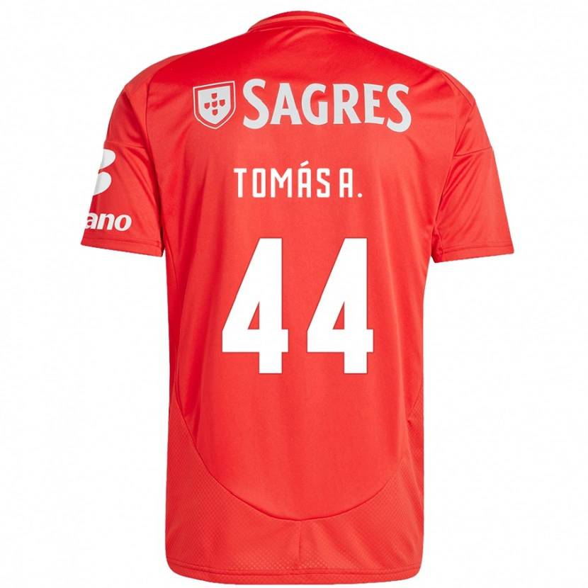 Danxen Herren Tomás Araújo #44 Rot Weiß Heimtrikot Trikot 2024/25 T-Shirt Schweiz