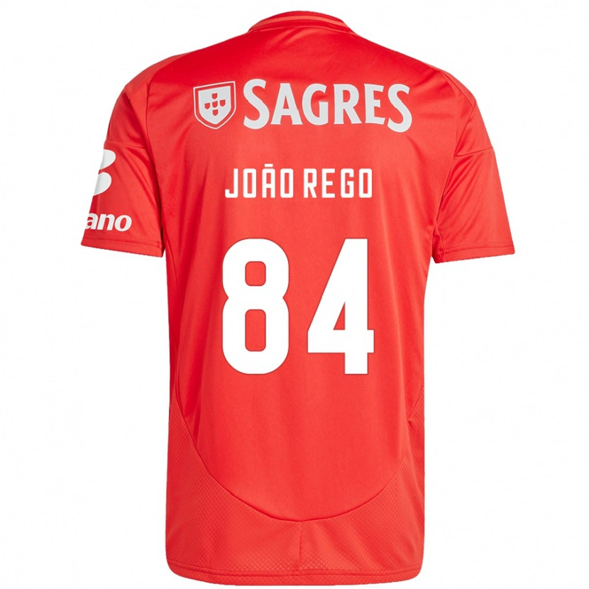 Danxen Herren João Rêgo #84 Rot Weiß Heimtrikot Trikot 2024/25 T-Shirt Schweiz