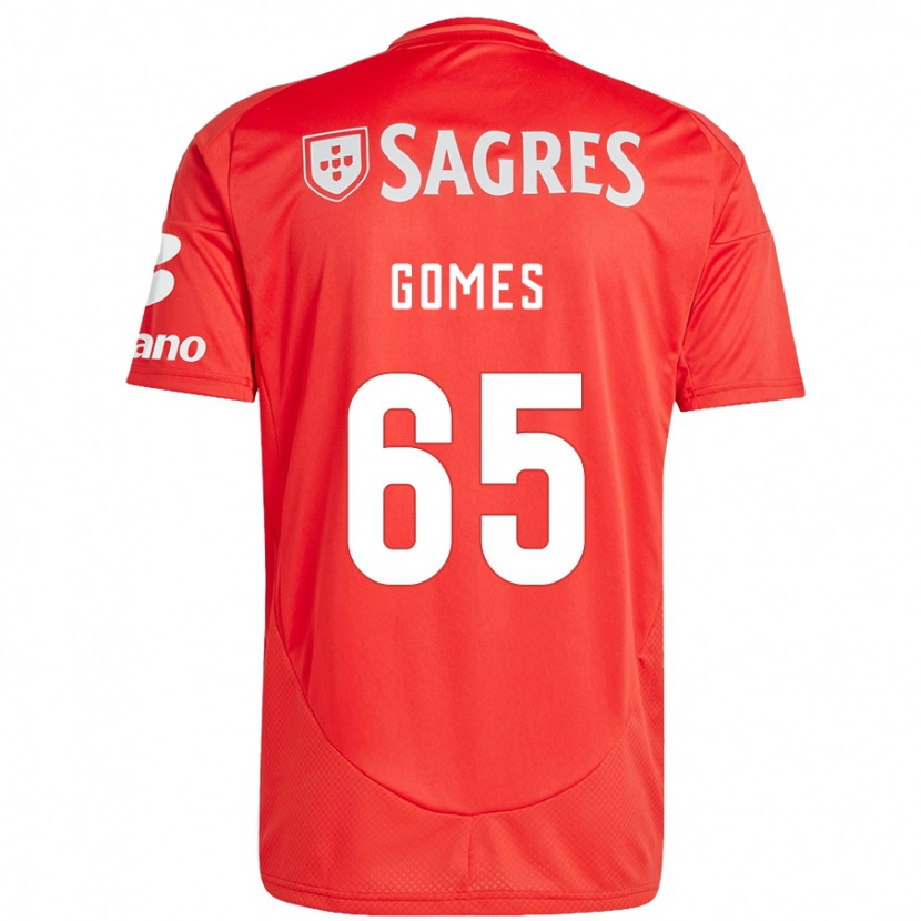 Danxen Herren André Gomes #65 Rot Weiß Heimtrikot Trikot 2024/25 T-Shirt Schweiz