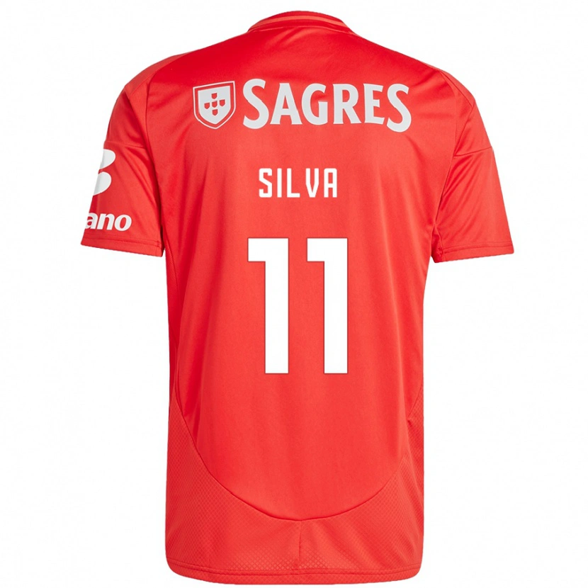 Danxen Herren Jéssica Silva #11 Rot Weiß Heimtrikot Trikot 2024/25 T-Shirt Schweiz