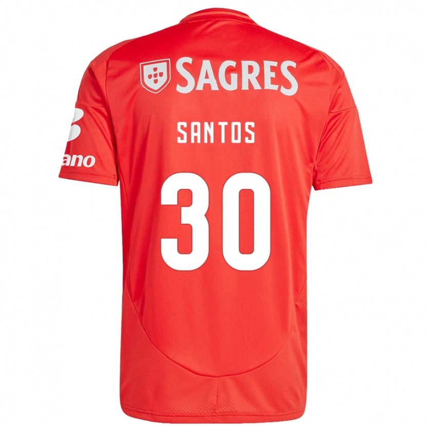 Danxen Herren Daniela Santos #30 Rot Weiß Heimtrikot Trikot 2024/25 T-Shirt Schweiz