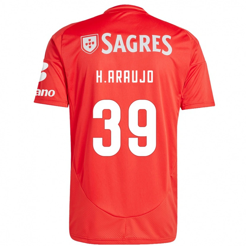 Danxen Herren Henrique Araujo #39 Rot Weiß Heimtrikot Trikot 2024/25 T-Shirt Schweiz