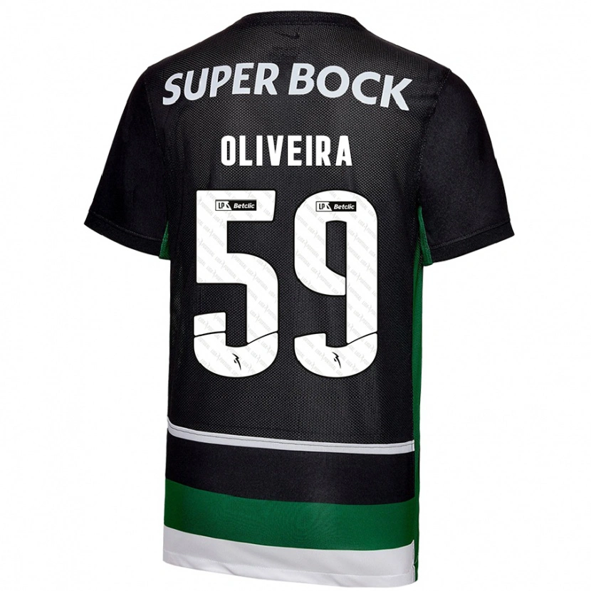 Danxen Herren Kauã Oliveira #59 Schwarz Weiß Grün Heimtrikot Trikot 2024/25 T-Shirt Schweiz