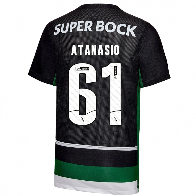 Danxen Herren Atanásio #61 Schwarz Weiß Grün Heimtrikot Trikot 2024/25 T-Shirt Schweiz