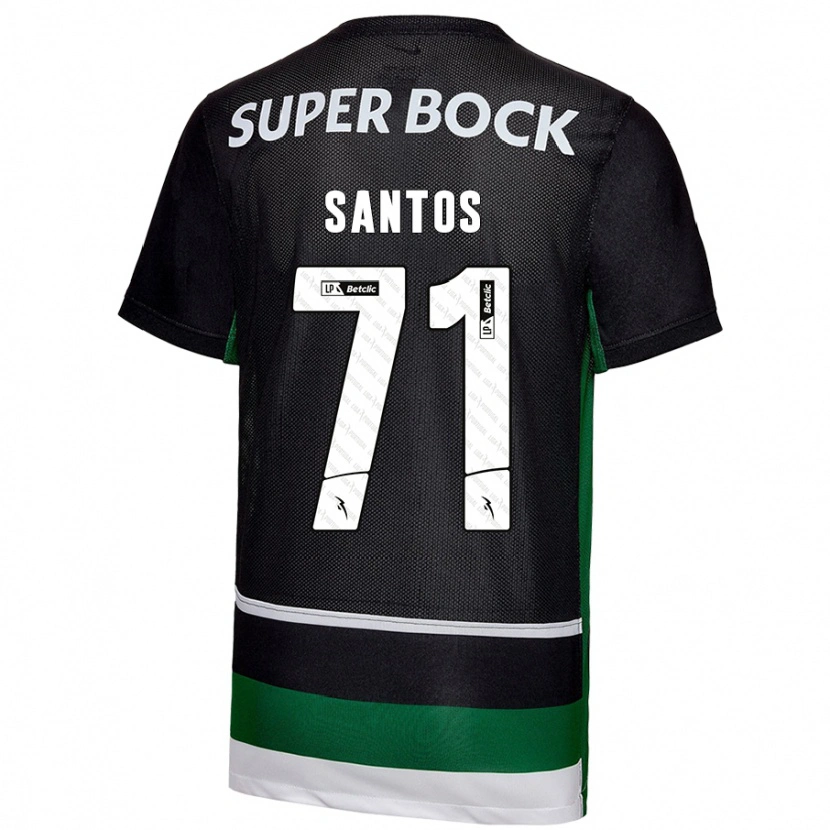 Danxen Herren Denilson Santos #71 Schwarz Weiß Grün Heimtrikot Trikot 2024/25 T-Shirt Schweiz