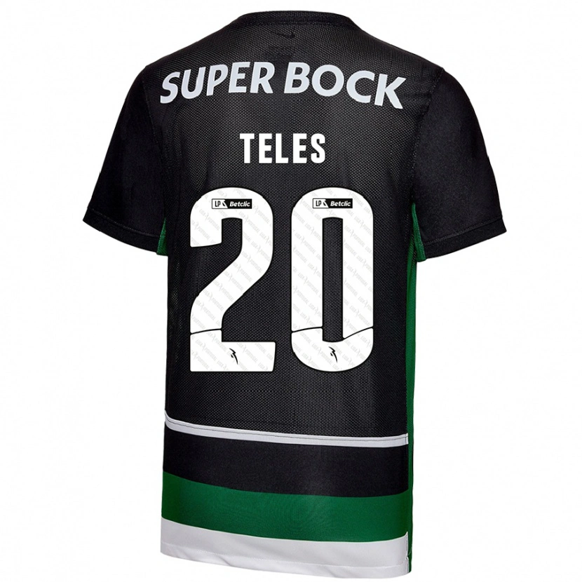 Danxen Herren Ana Teles #20 Schwarz Weiß Grün Heimtrikot Trikot 2024/25 T-Shirt Schweiz