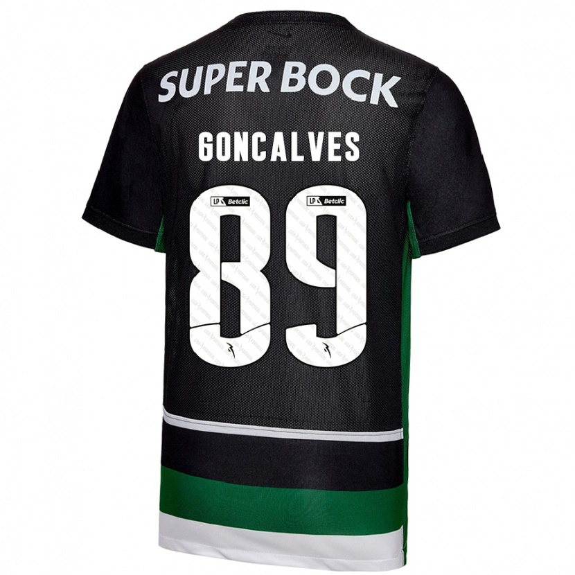 Danxen Herren André Gonçalves #89 Schwarz Weiß Grün Heimtrikot Trikot 2024/25 T-Shirt Schweiz