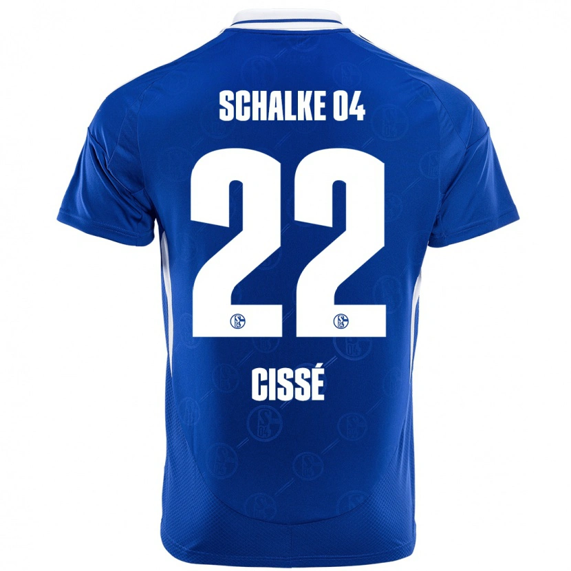 Danxen Herren Ibrahima Cissé #22 Königsblau Heimtrikot Trikot 2024/25 T-Shirt Schweiz