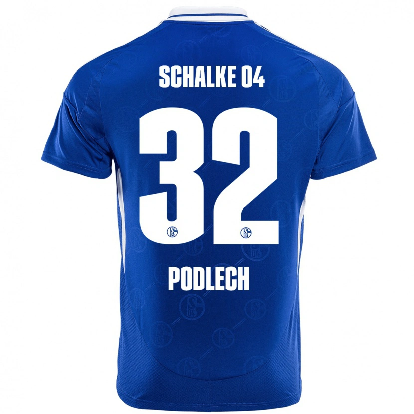 Danxen Herren Luca Podlech #32 Königsblau Heimtrikot Trikot 2024/25 T-Shirt Schweiz