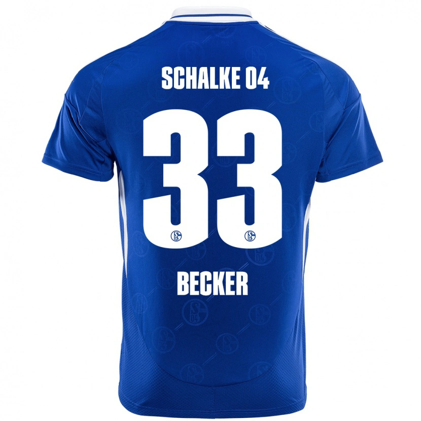 Danxen Herren Vitalie Becker #33 Königsblau Heimtrikot Trikot 2024/25 T-Shirt Schweiz