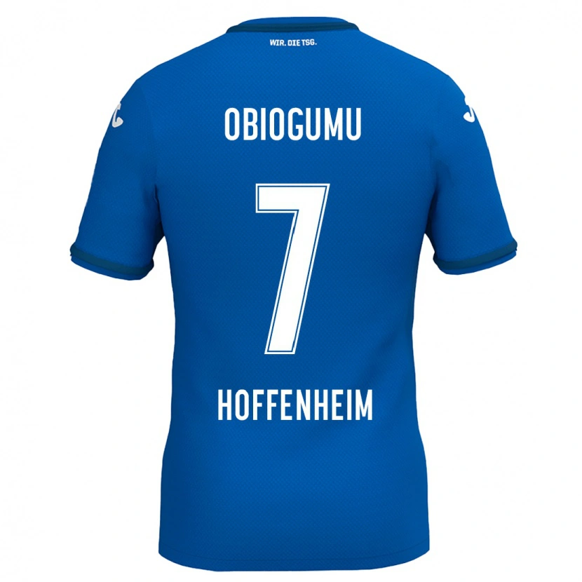 Danxen Herren Uche Obiogumu #7 Königsblau Heimtrikot Trikot 2024/25 T-Shirt Schweiz