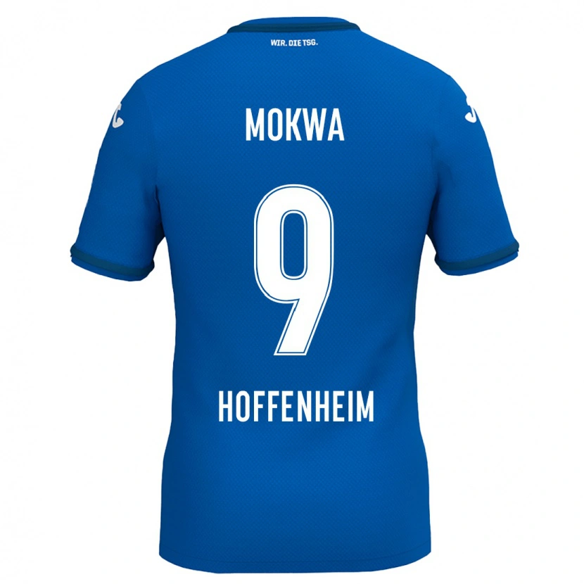 Danxen Herren David Mokwa #9 Königsblau Heimtrikot Trikot 2024/25 T-Shirt Schweiz