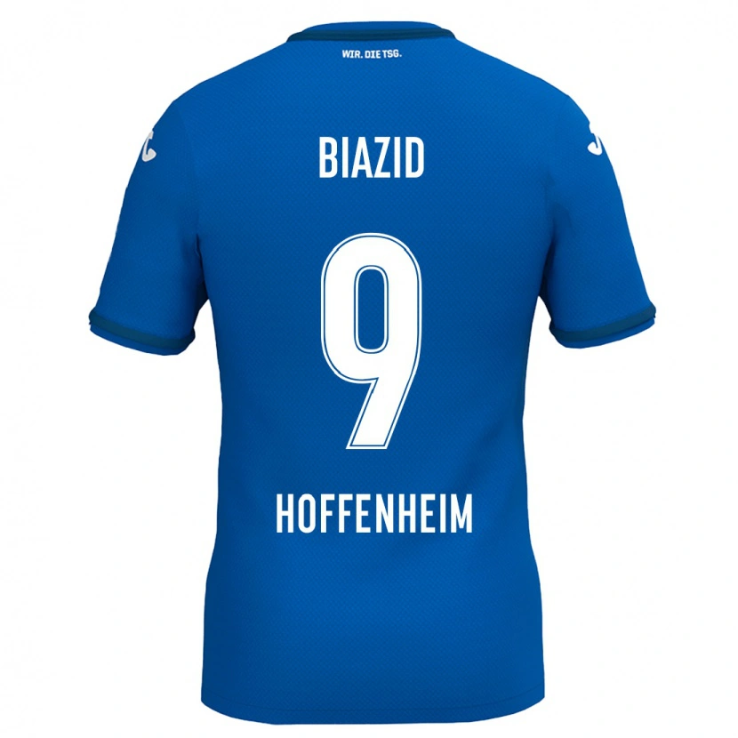 Danxen Herren Zain Biazid #9 Königsblau Heimtrikot Trikot 2024/25 T-Shirt Schweiz