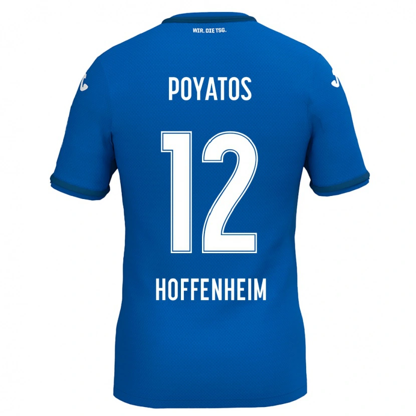 Danxen Herren Miguel Poyatos #12 Königsblau Heimtrikot Trikot 2024/25 T-Shirt Schweiz