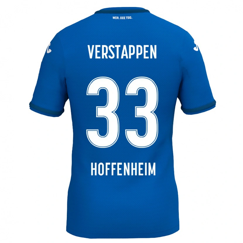 Danxen Herren Eric Verstappen #33 Königsblau Heimtrikot Trikot 2024/25 T-Shirt Schweiz